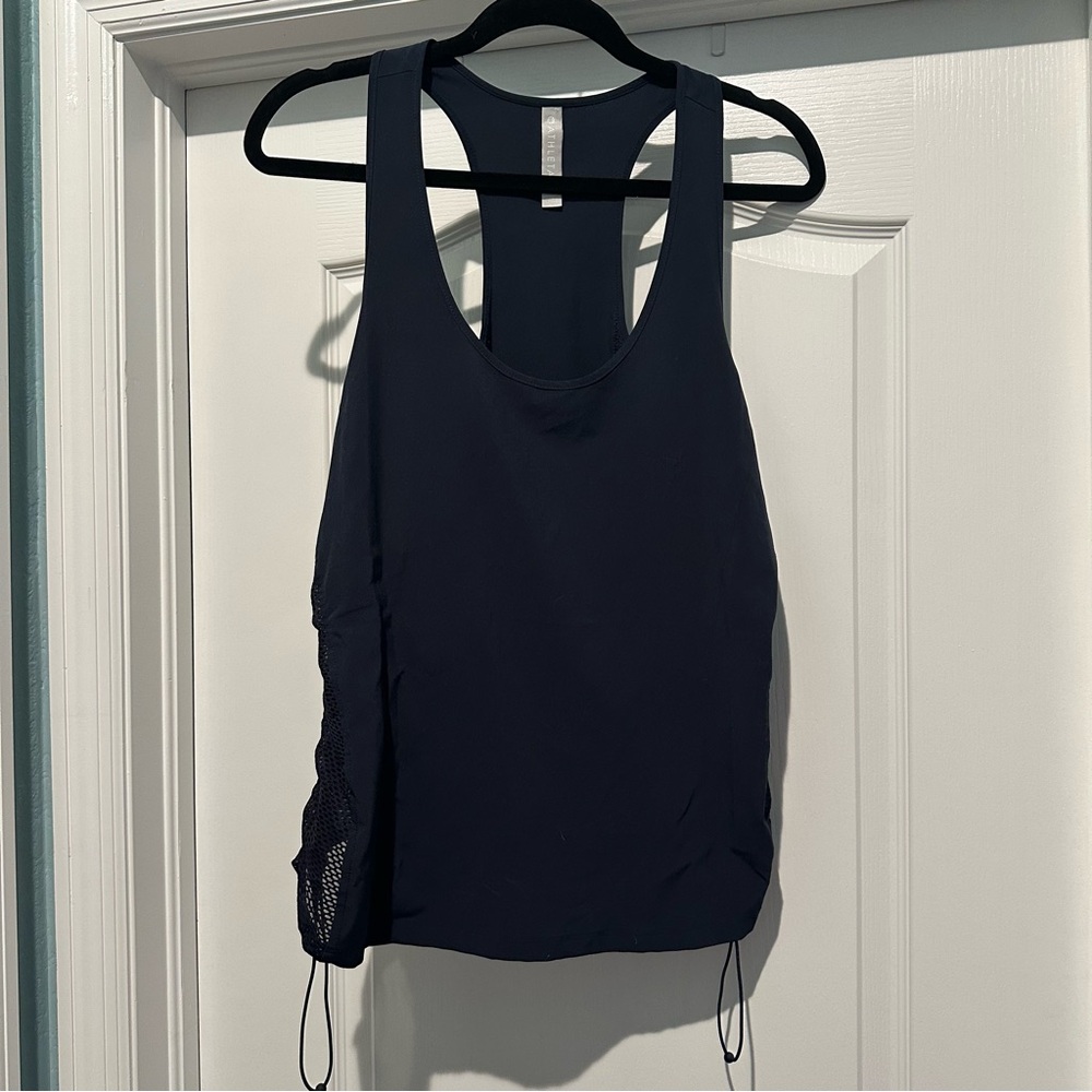 Athleta Navy Racerback Tank Top